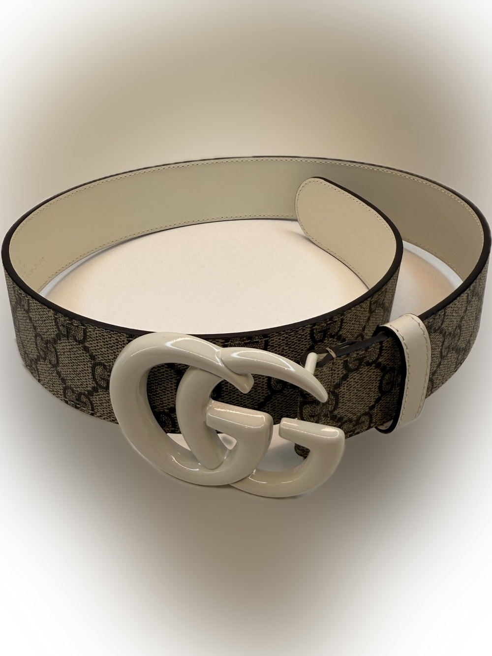 NWT Gucci Supreme Canvas Belt